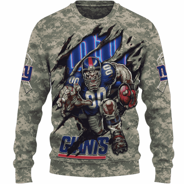 Giants Camo Mascot Limited Edition Hoodie T-shirt Sweatshirt All Merchandise - Image 2