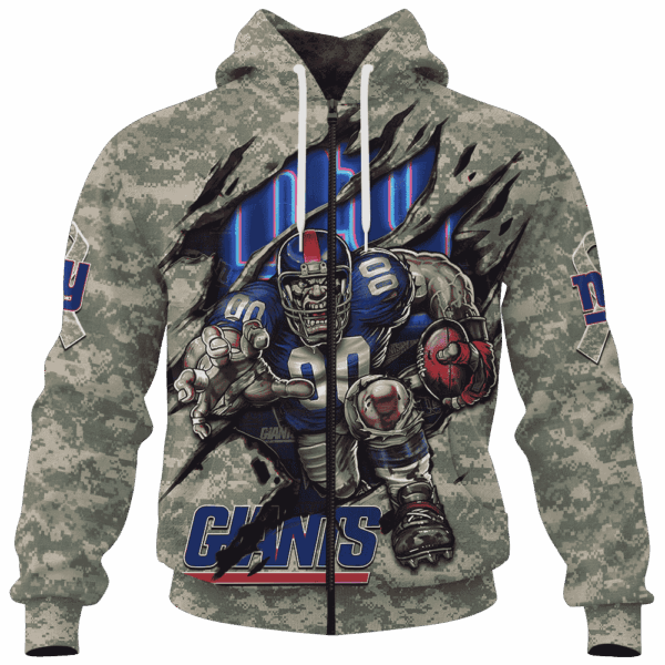 Giants Camo Mascot Limited Edition Hoodie T-shirt Sweatshirt All Merchandise - Image 4