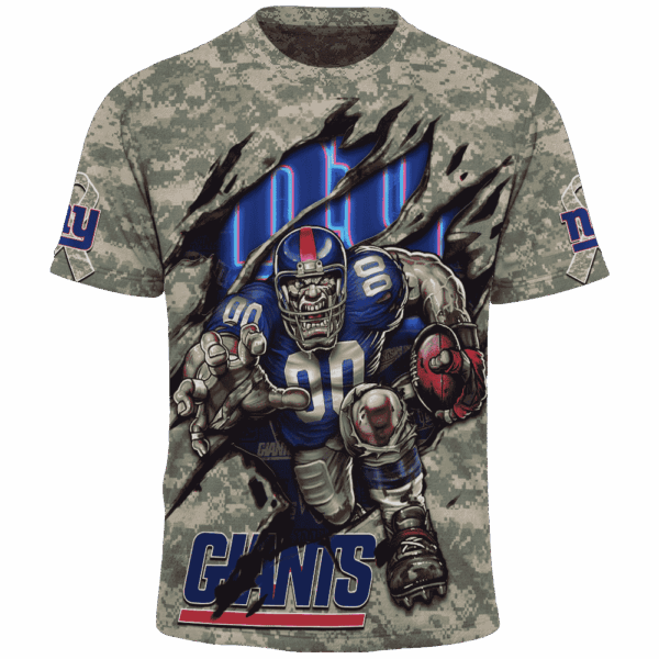 Giants Camo Mascot Limited Edition Hoodie T-shirt Sweatshirt All Merchandise - Image 5