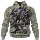 Ravens Camo Mascot Limited Edition Hoodie T-shirt Sweatshirt All Merchandise