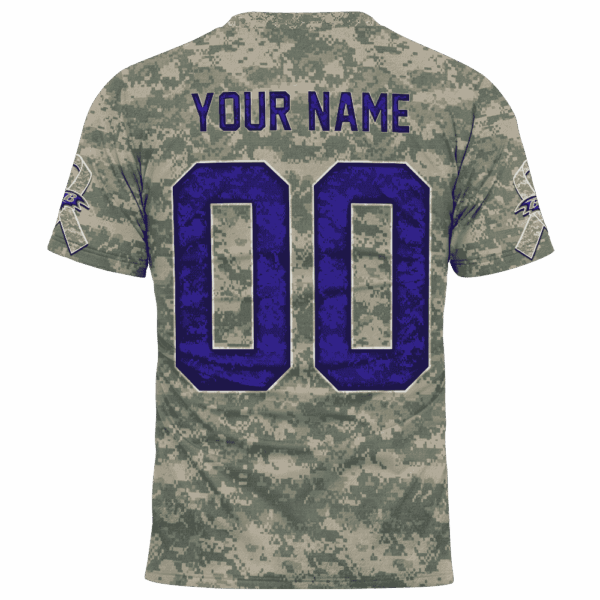 Ravens Camo Mascot Limited Edition Hoodie T-shirt Sweatshirt All Merchandise - Image 6