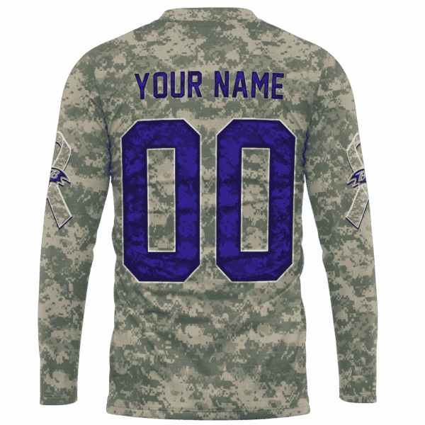 Ravens Camo Mascot Limited Edition Hoodie T-shirt Sweatshirt All Merchandise - Image 8