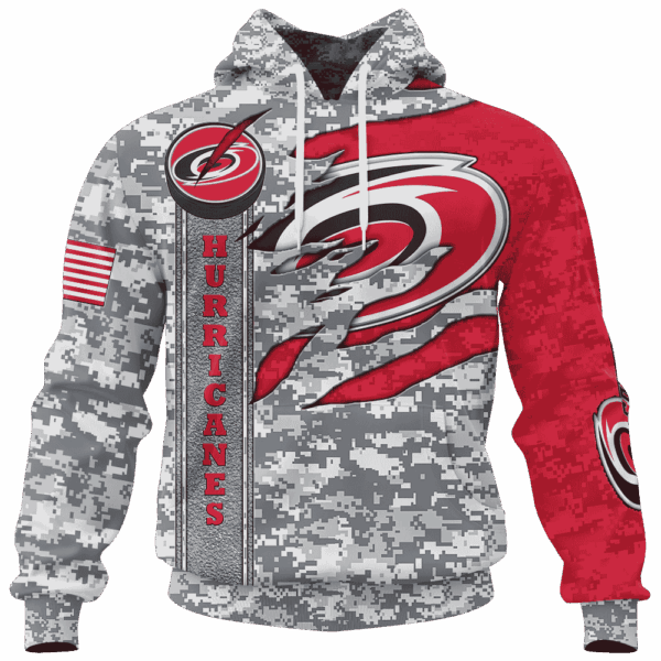 Hurricanes Camo Style Limited Edition Hoodie T-shirt Sweatshirt All Merchandise