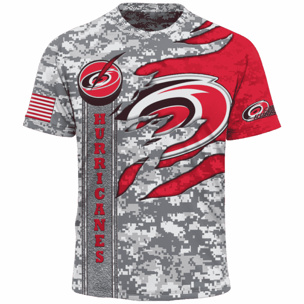 Hurricanes Camo Style Limited Edition Hoodie T-shirt Sweatshirt All Merchandise - Image 5