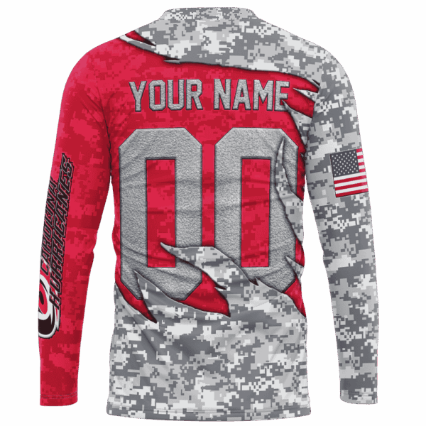 Hurricanes Camo Style Limited Edition Hoodie T-shirt Sweatshirt All Merchandise - Image 8