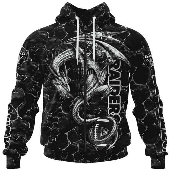 Raiders Legend Dragon Limited Edition Hoodie T-shirt Sweatshirt All Merchandise - Image 4