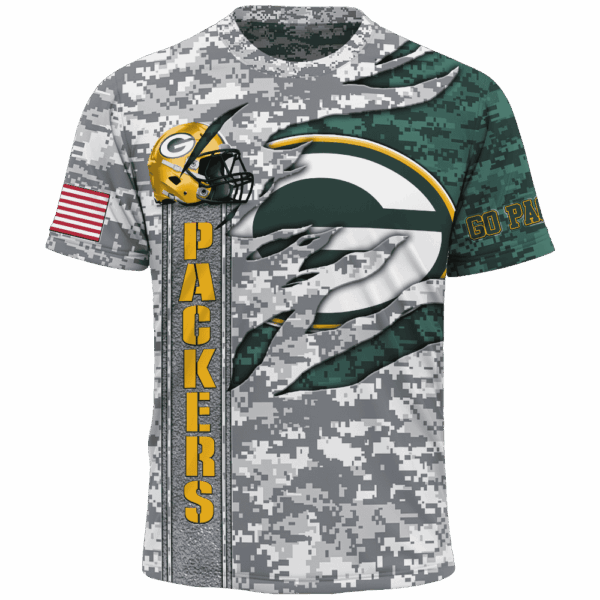 Packers Camo US Limited Edition Hoodie T-shirt Sweatshirt All Merchandise - Image 5
