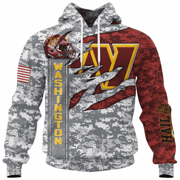 Commanders Camo US Limited Edition Hoodie T-shirt Sweatshirt All Merchandise