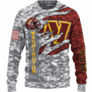 Commanders Camo US Limited Edition Hoodie T-shirt Sweatshirt All Merchandise