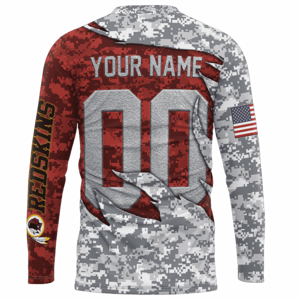 Commanders Camo US Limited Edition Hoodie T-shirt Sweatshirt All Merchandise - Image 8