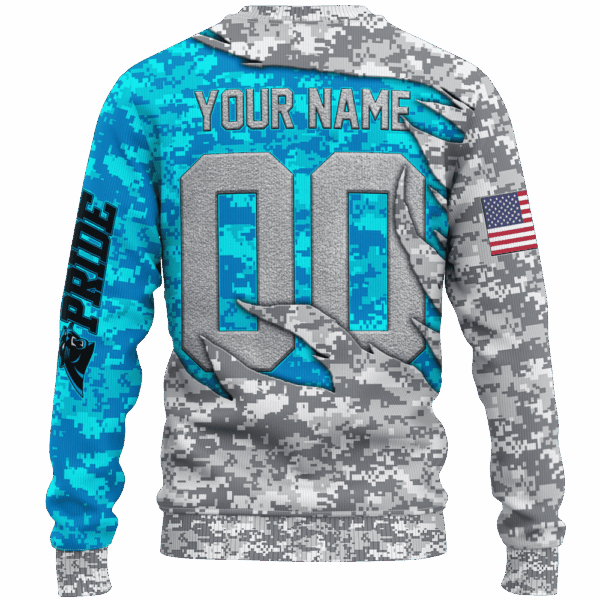 Panthers Camo US Limited Edition Hoodie T-shirt Sweatshirt All Merchandise - Image 3