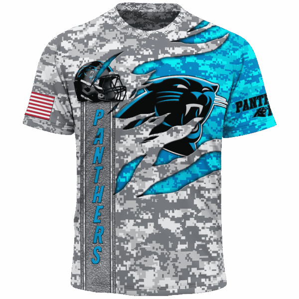 Panthers Camo US Limited Edition Hoodie T-shirt Sweatshirt All Merchandise - Image 5