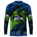 Seahawks Demon Eyes Limited Edition Hoodie T-shirt Sweatshirt All Merchandise