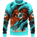 Dolphins Demon Eyes Limited Edition Hoodie T-shirt Sweatshirt All Merchandise