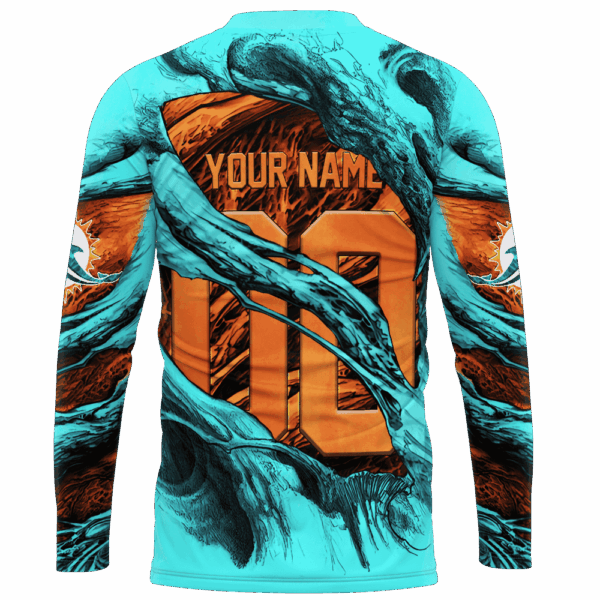 Dolphins Demon Eyes Limited Edition Hoodie T-shirt Sweatshirt All Merchandise - Image 8