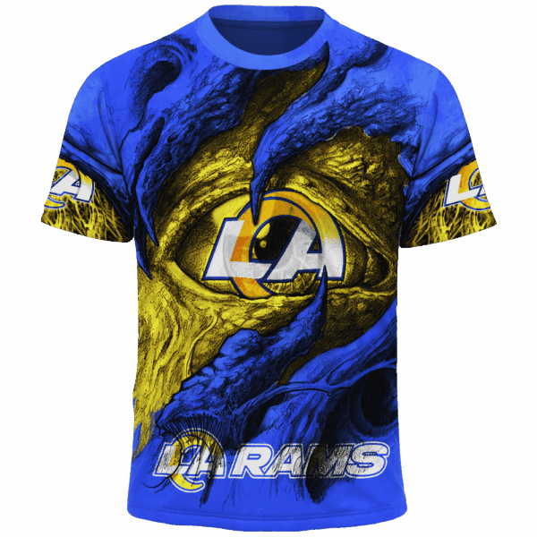 Rams Demon Eyes Limited Edition Hoodie T-shirt Sweatshirt All Merchandise - Image 5
