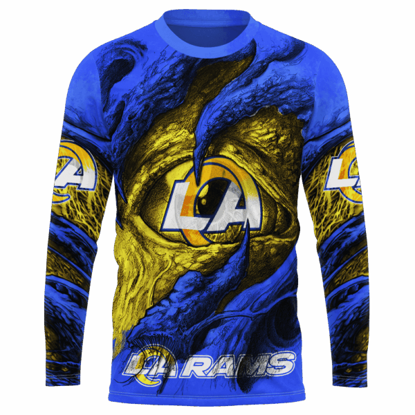 Rams Demon Eyes Limited Edition Hoodie T-shirt Sweatshirt All Merchandise - Image 7