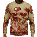 49ers Skull Flowing Limited Edition Hoodie T-shirt Sweatshirt All Merchandise
