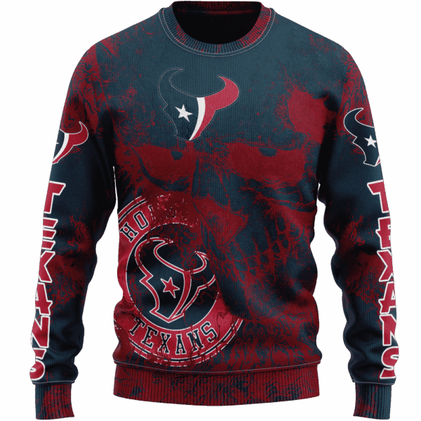 Texans Flowing Limited Edition Hoodie T-shirt Sweatshirt All Merchandise - Image 2