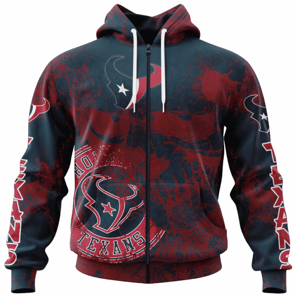 Texans Flowing Limited Edition Hoodie T-shirt Sweatshirt All Merchandise - Image 4