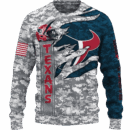 Texans Camo US Limited Edition Hoodie T-shirt Sweatshirt All Merchandise