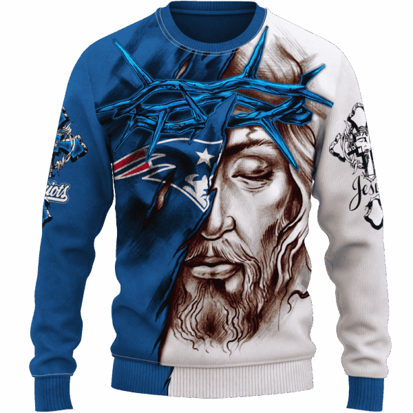 Patriots Jesus Limited Edition Hoodie T-shirt Sweatshirt All Merchandise - Image 2