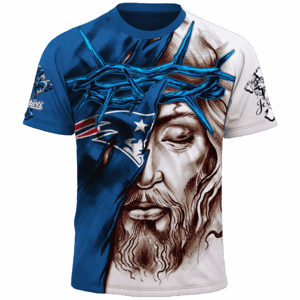 Patriots Jesus Limited Edition Hoodie T-shirt Sweatshirt All Merchandise - Image 5