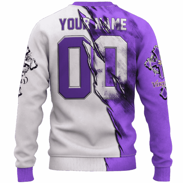 Vikings Jesus Limited Edition Hoodie T-shirt Sweatshirt All Merchandise - Image 3
