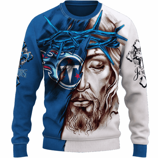 Titans Jesus Limited Edition Hoodie T-shirt Sweatshirt All Merchandise - Image 2