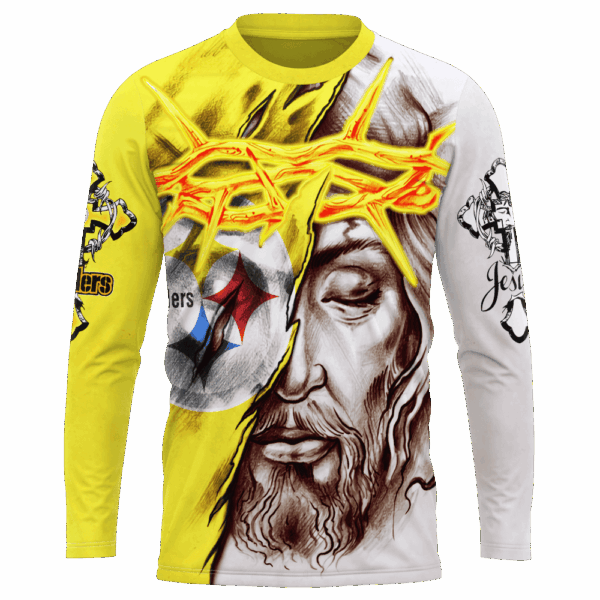 Steelers Jesus Limited Edition Hoodie T-shirt Sweatshirt All Merchandise - Image 7