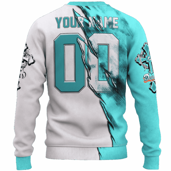 Dolphins Jesus Limited Edition Hoodie T-shirt Sweatshirt All Merchandise - Image 3
