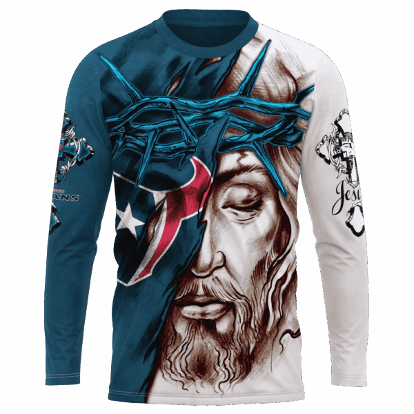 Texans Jesus Limited Edition Hoodie T-shirt Sweatshirt All Merchandise - Image 7