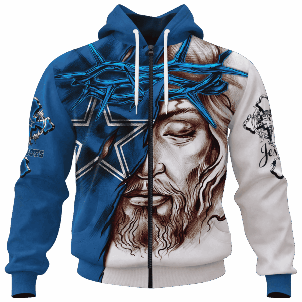 Cowboys Jesus Limited Edition Hoodie T-shirt Sweatshirt All Merchandise - Image 4