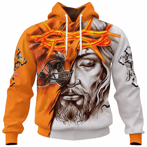 Browns Jesus Limited Edition Hoodie T-shirt Sweatshirt All Merchandise