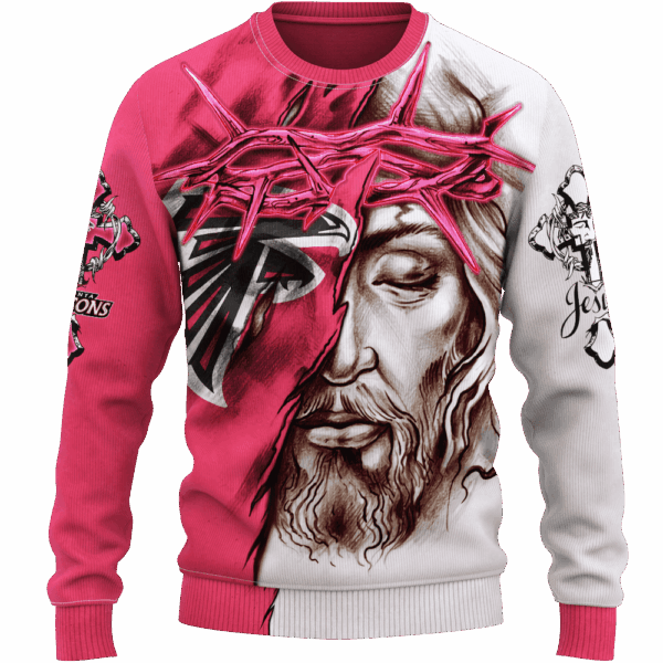 Falcons Jesus Limited Edition Hoodie T-shirt Sweatshirt All Merchandise - Image 2