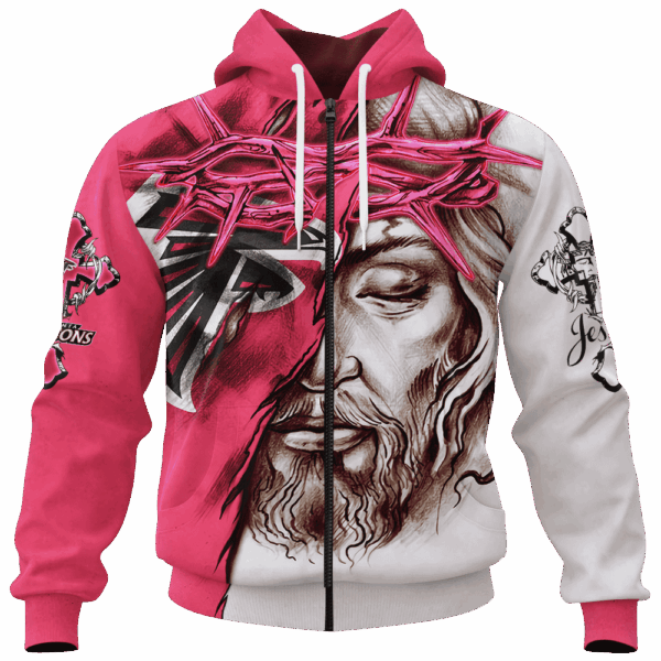Falcons Jesus Limited Edition Hoodie T-shirt Sweatshirt All Merchandise - Image 4