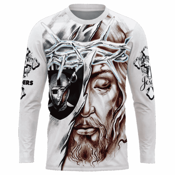 Raiders Jesus Limited Edition Hoodie T-shirt Sweatshirt All Merchandise - Image 7