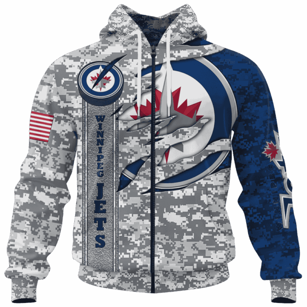 Jets Camo Style Limited Edition Hoodie T-shirt Sweatshirt All Merchandise - Image 4