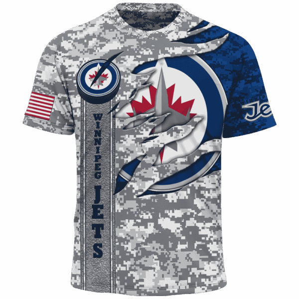 Jets Camo Style Limited Edition Hoodie T-shirt Sweatshirt All Merchandise - Image 5