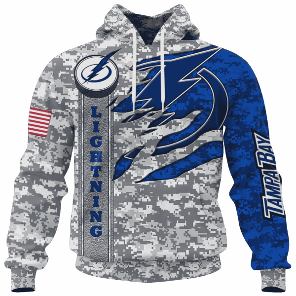 Lightning Camo Style Limited Edition Hoodie T-shirt Sweatshirt All Merchandise