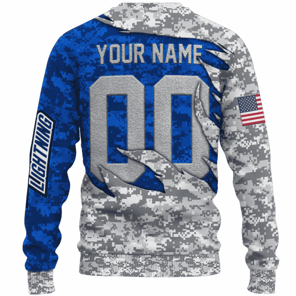 Lightning Camo Style Limited Edition Hoodie T-shirt Sweatshirt All Merchandise - Image 3