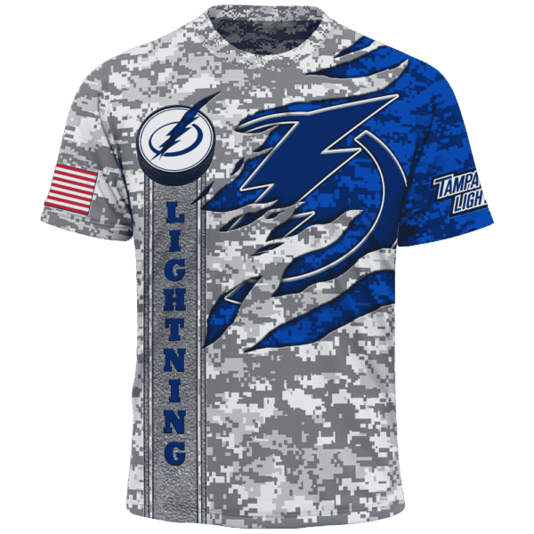 Lightning Camo Style Limited Edition Hoodie T-shirt Sweatshirt All Merchandise - Image 5
