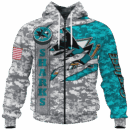 Sharks Camo Style Limited Edition Hoodie T-shirt Sweatshirt All Merchandise