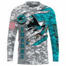 Sharks Camo Style Limited Edition Hoodie T-shirt Sweatshirt All Merchandise