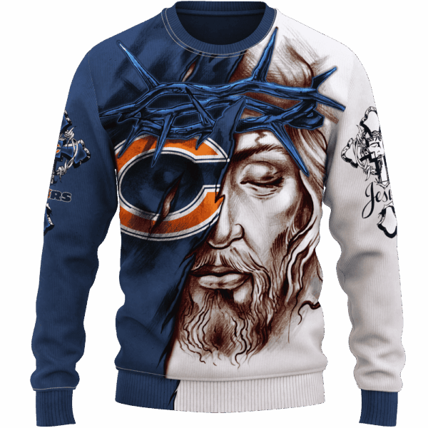 Bears Jesus Limited Edition Hoodie T-shirt Sweatshirt All Merchandise - Image 2