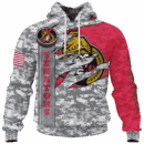 Senators Camo Style Limited Edition Hoodie T-shirt Sweatshirt All Merchandise