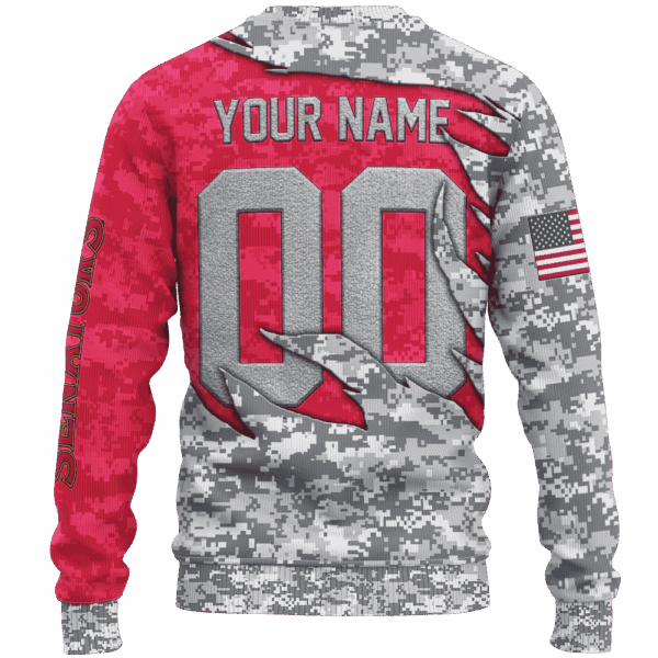 Senators Camo Style Limited Edition Hoodie T-shirt Sweatshirt All Merchandise - Image 3