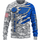 Blues Camo Style Limited Edition Hoodie T-shirt Sweatshirt All Merchandise