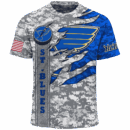 Blues Camo Style Limited Edition Hoodie T-shirt Sweatshirt All Merchandise