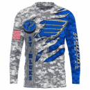 Blues Camo Style Limited Edition Hoodie T-shirt Sweatshirt All Merchandise